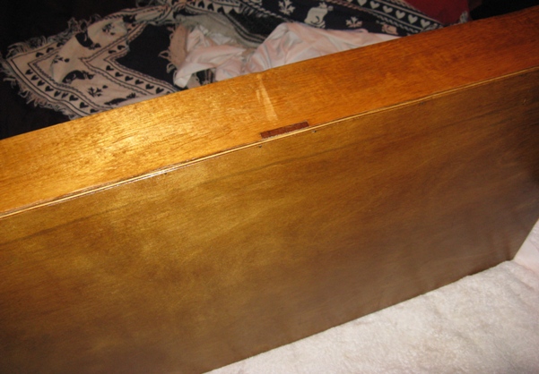 Restored Interior Tray Outside Edge View